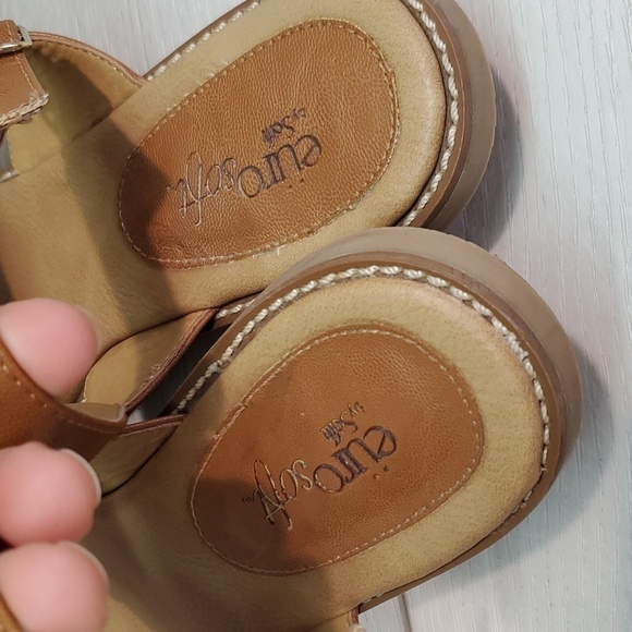 Euro By Sofft Womens Arina Comfort Sandals T strap Sandals Flats shoes sz 8.5 M - Picture 6 of 12